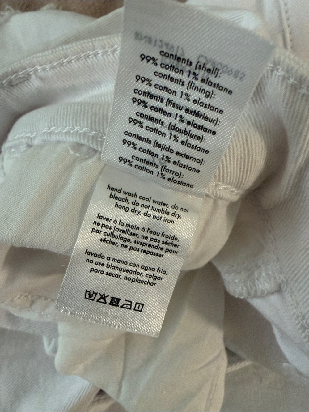 WeWoreWhat White High-Rise Frayed Hem Denim Shorts - Picture 4 of 5